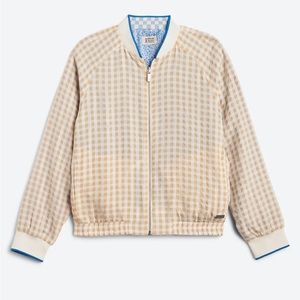 Scotch & Soda Printed Seersucker Reversible Bomber